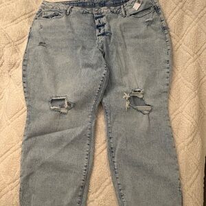 Old Navy Light Blue Boyfriend Jeans